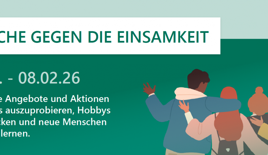 Woche gegen die Einsamkeit 2.2. bis 8.2.2026