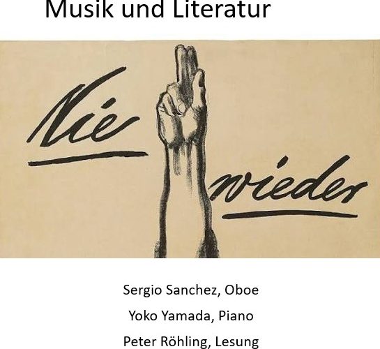 Musik und Literatur - "Nie wieder"